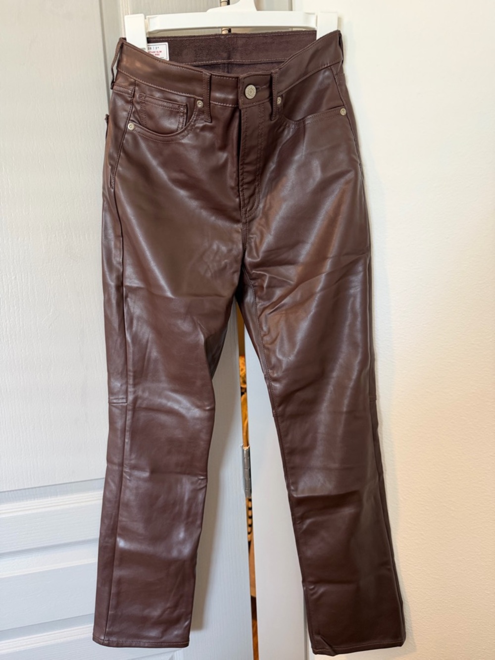 Gap Brown Leather Pants